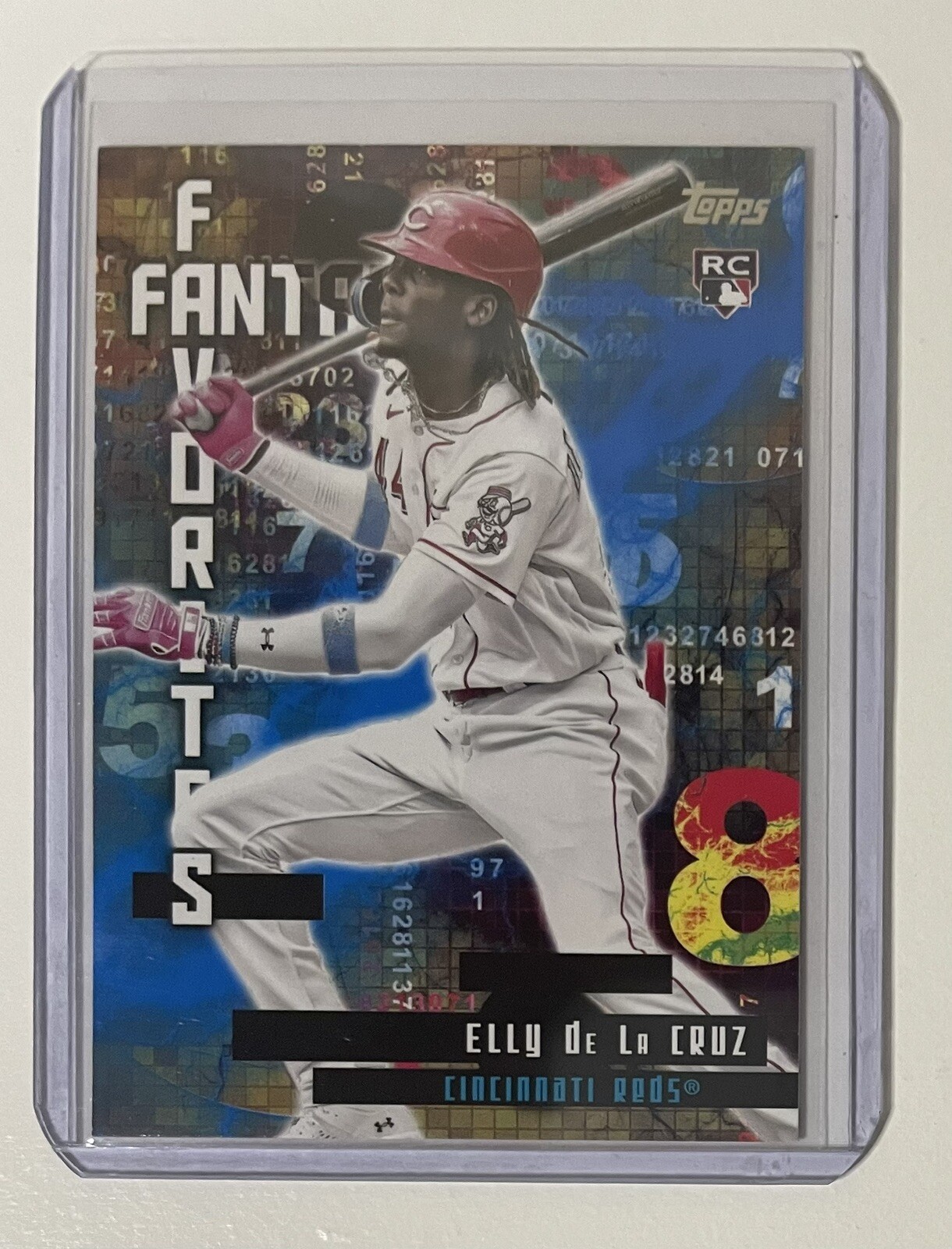 2024 Topps Series 2 Elly De La Cruz Fantasy Favorites Blue SP! Rookie Card Reds