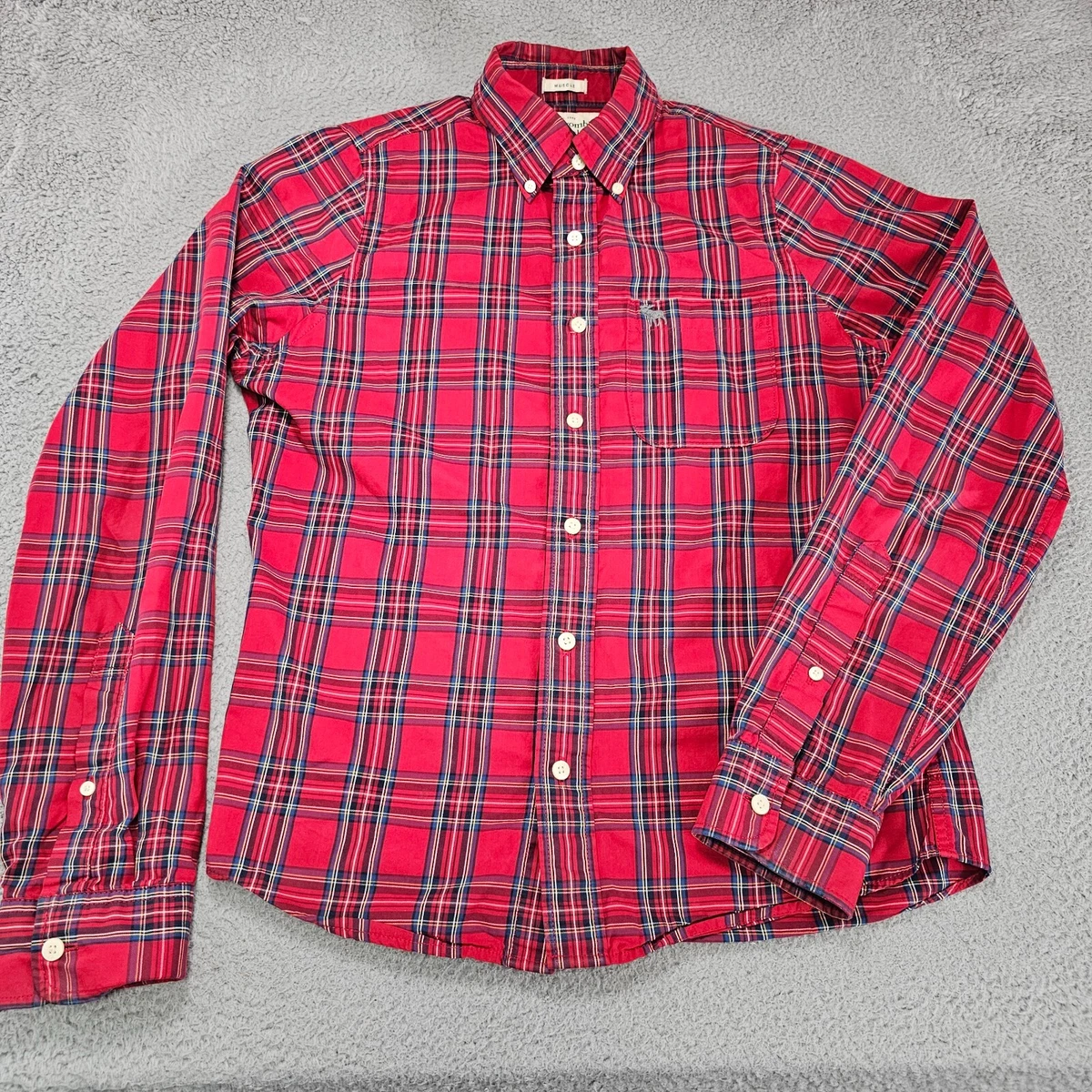 abercrombie and fitch check shirts