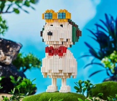 Snoopy 3D-Puzzle Mikroverbindung Bausteine zum Selbermachen
