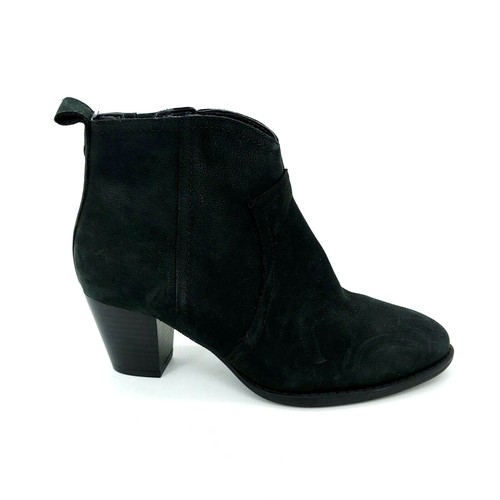 Vionic Womens Raina High Heel Ankle Bootie Side Zip Cushioned Black Suede Sz 5 | eBay
