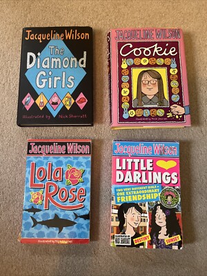 Jacqueline Wilson Bundle The diamond girls, cookie, Lola rose, little darlings