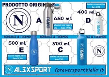 BORRACCE ALLUMINIO & THERMOS ACCIAIO INOX ORIGINALI SSC NAPOLI