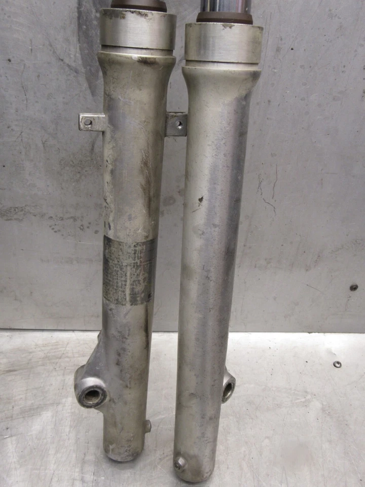 1984 Yamaha XT250 Enduro Front Forks Shocks Legs Tubes - Image 2 of 4