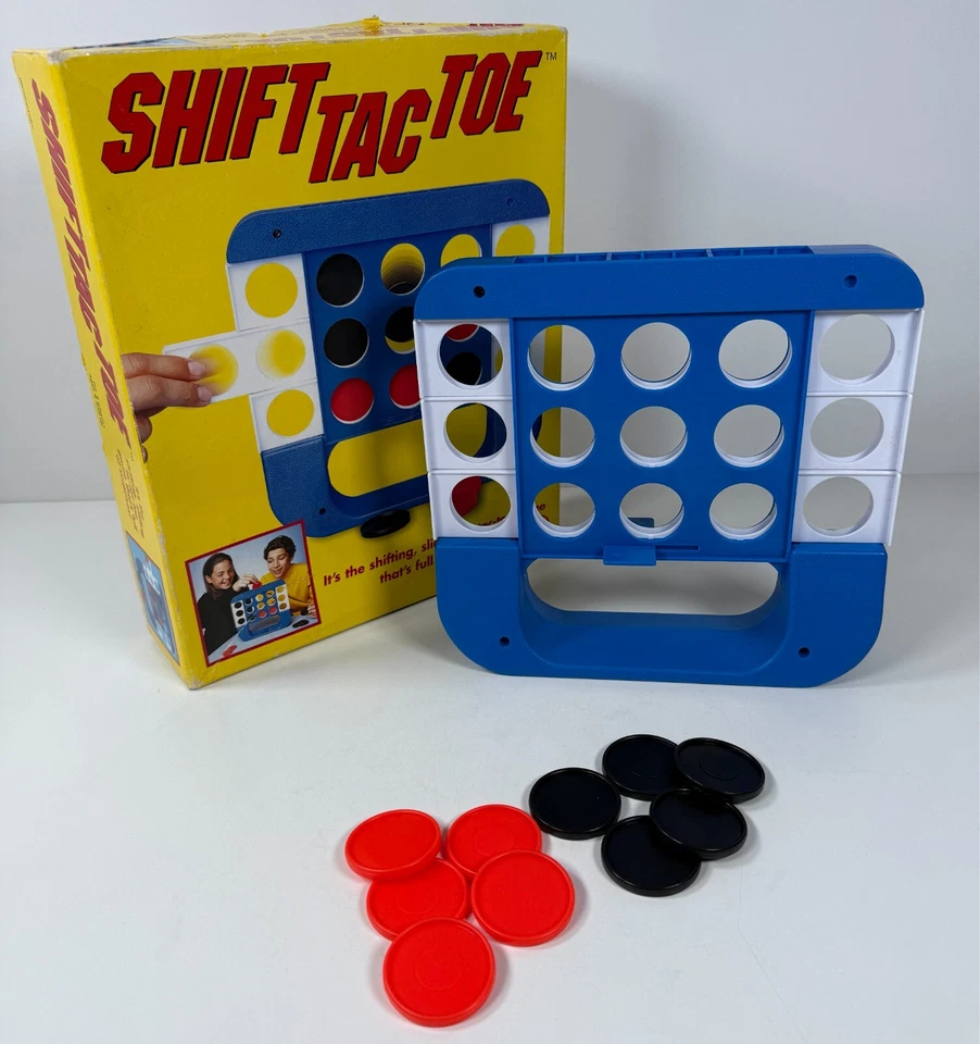 Shift Tic-Tac-Toe Game by Pressman Vintage 2001 - (6yrs+) ~ VGC - Image 2 of 4