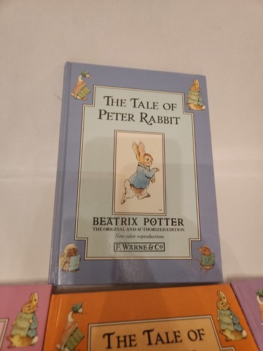 Menge 7 Vintage Beatrix Potter farbige Hardcover-Bücher F. Warne & Co 1992 - Bild 2 von 9