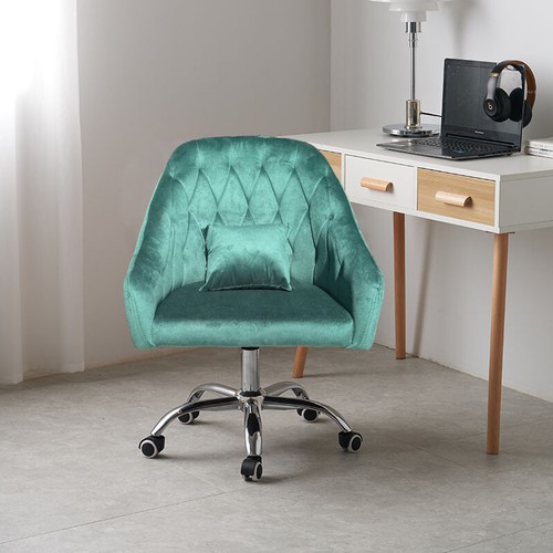 Cute Desk Chair Computer Office Chair Makeup Vanity Chair Swivel Rolling Chair - Picture 16 of 16
