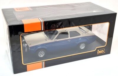 iXO 1/18 - Ford Escort MK1 RS1600 1974 Blue / White Diecast