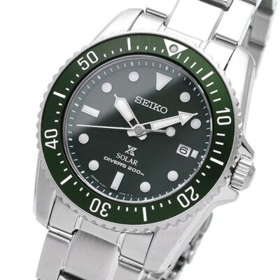 snk様用 SEIKO Prospex SNE583P1 Solar Diver Green Dial 200m Original Box | eBay