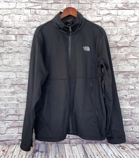 The North Face Men's Long Sleeve Full Zip Momentum Jacket - Black - XL