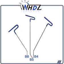 WHDZ Car Body Paintless Dent Repair Kits  Puller Rod Removal 3Pcs B4 B5 B8