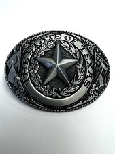 The State of Texas Belt Buckle Cowboy Cowgirl Western