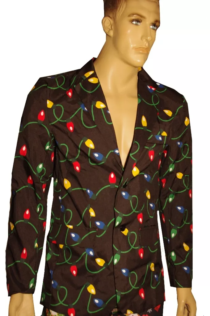 Mens ugly hotsell christmas blazer