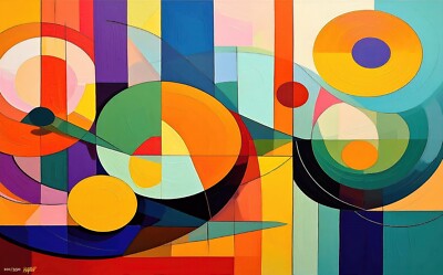 KAP67 0530202513 ABSTRACT ON CANVAS LIMITED EDITION GICLEE 90'' x 56''