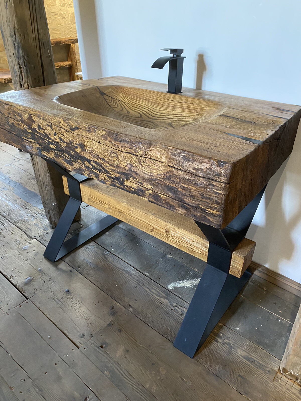 Wood Slab Sink