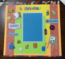 Kindergarten-12 x 12 premade scrapbook page
