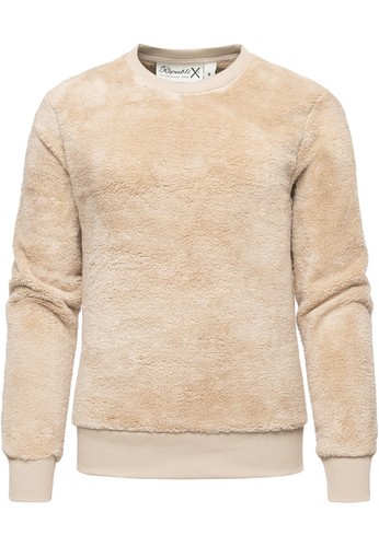 Damen Sweatshirt Teddy Pulli Sweatjacke Plüsch Hoodie Pullover RD-021 - Bild 6 von 11