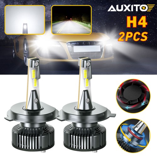 AUXITO White H4 9003 LED Bulbs Headlight Plug&Play High Low Beam Bright 16000LM