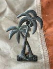 Civil War Confederate Florida Headgear Badge (Palmetto Tree Device)