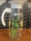 Vintage Pyrex Glass Lemon Lime Pitcher Carafe Welcome Degradation 800+ ml 9.5” — photo 2