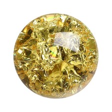 Round Crystal Sphere 50mm / 2" Decorative Sphere Crystal Ball Yellow