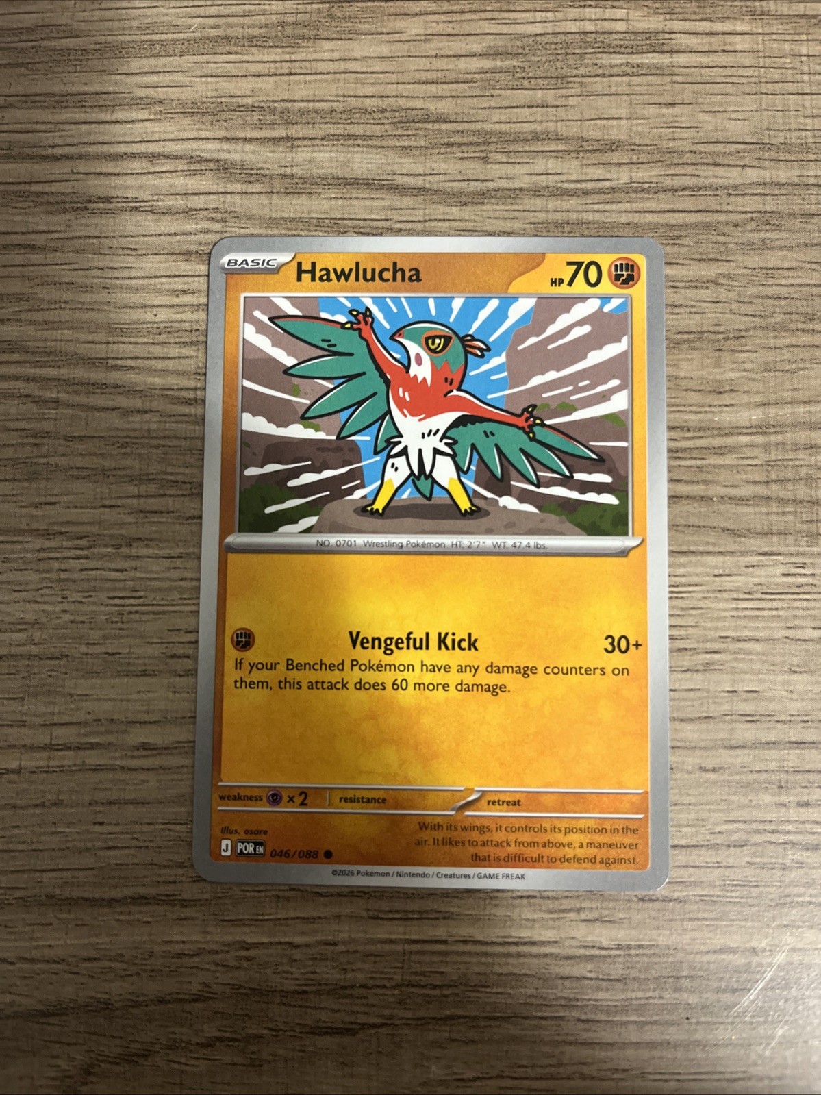 Hawlucha - 046/088 - Perfect Order  -  PACK FRESH