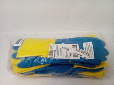 TASK GLOVES CORP-13'' LENGTH 28MIL UNSUPPORTED FLOCK LINE{CH512813L}SIZE:L-QTY:12