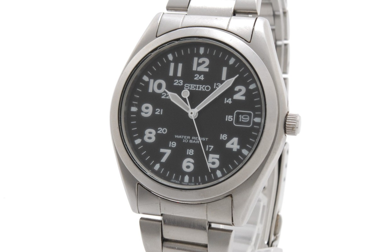 Seiko Spirit Men's Black Watch - SBCA001 for sale online | eBay