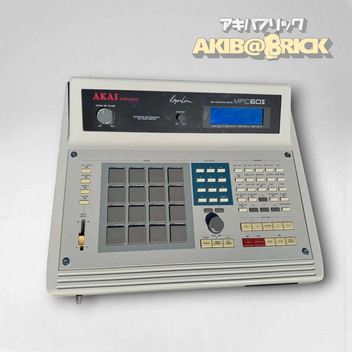 Akai MPC60 II MK2 OS3.10 + OS2.12 Vintage Sampler Sequencer Extras 