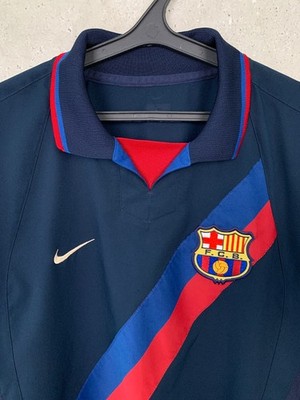 BARCELONA 2002 2003 AWAY FOOTBALL SHIRT NIKE JERSEY SIZE XL | eBay UK