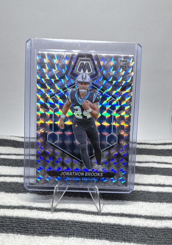 2024 Panini Mosaic - Rookies Jonathon Brooks #345 Mosaic Prizm (RC)