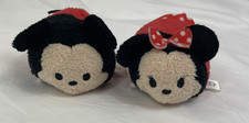 Disney Tsum Tsum mini plush - Mickey and Minnie set 3.5" gently used