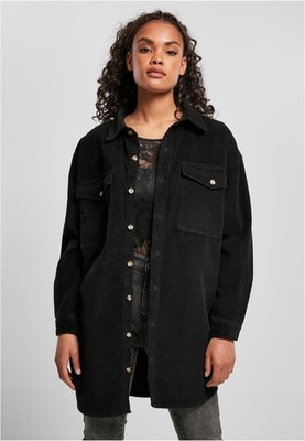 Ladies Long Corduroy Overshirt Kordhemd Damen | Urban Classics | TB4544