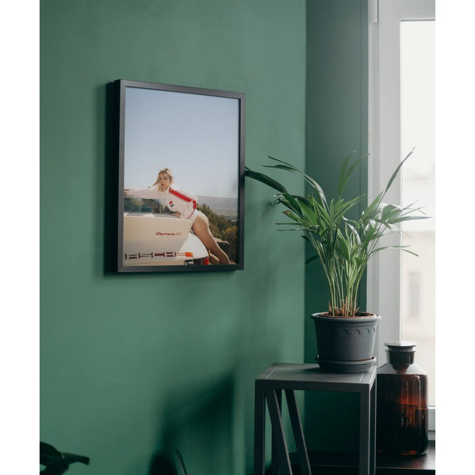 Impresión Porsche Carrera RS - Retro Marlboro Racing Girl arte de pared decoración Foto 2 de 4