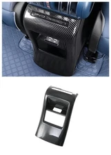 For 2022-2025 BYD ATTO 3 Carbon Fiber Rear Armrest Air Outlet Vent Cover Trim