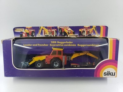 Siku 2818 Baggerlader Loader and Trencher WITH BOX