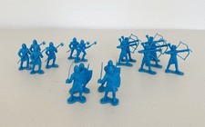 VTG Dragonriders Of The Styx Knight Blue 2 Mini Figure 1981 Lot of 16 DFC R1