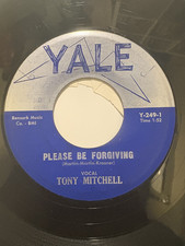TONY MITCHELL 45 Dream On / Please Be Forgiving TEEN Pop YALE 1960