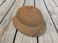 Rare North Vietnamese Army Khaki Pith Helmet NVA Viet Cong VC ARVN SOG