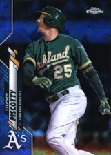 2020 Topps Chrome Sapphire Edition Stephen Piscotty #593 Athletics FREE SHIPPING