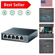 Unmanaged 5-Port Gigabit Ethernet Switch - Effortless Setup and Reliability