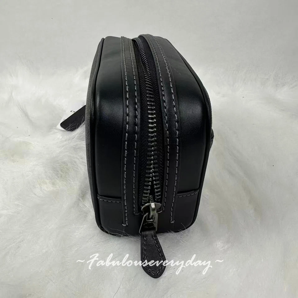 Kit de viaje Coach pequeño con estampado de camuflaje exclusivo en gris multi CX879 NUEVO CON ETIQUETAS Foto 4 de 4