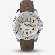 Timex Mens Expedition Cream Dial Watch T46681