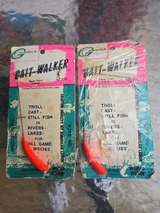 Lot (2) Gapen's Bait Walker 1 oz vintage New In Original Packaging