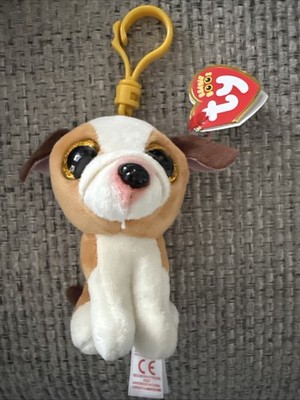 2022 Ty The Beanie Boo's  Collection HUGO the Dog Key Clip Size NWT