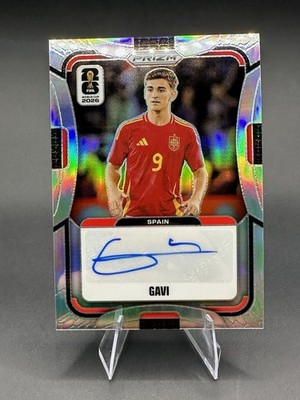 2026 Panini Prizm FIFA World Cup Gavi Auto Silver #S-G /199 Spain Barcelona