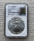 2021 Silver Eagle T-1 NGC MS70 US State Series Washington State ASE NGC