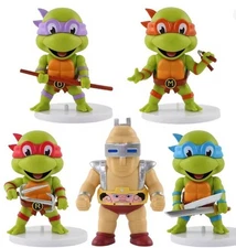 TMNT 5Pcs Set 4" Krang & Turtles (Leo, Mikey, Raph, Donnie)