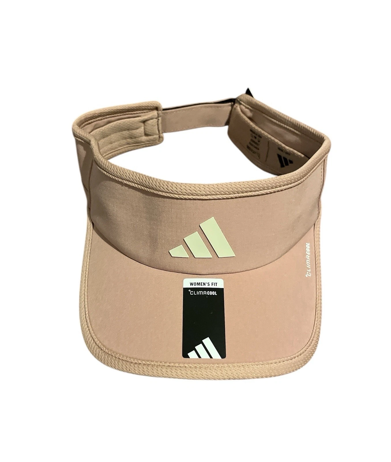 Adidas Superlite 3 Visor Women’s Fit Adjustable Warm Clay Pink Clima Cool NEW