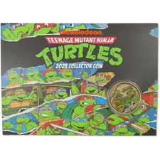 Teenage Mutant Ninja Turtles Collector $1 Coin in Card 2025 Tuvalu