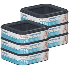 Standard Square Refills Disposal Bags Refill with Diaper Genie Classic, Compa...